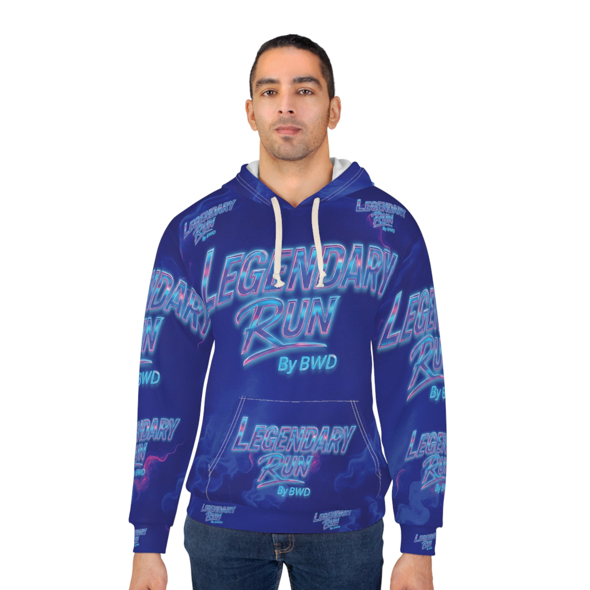 BWD Purple Haze 1’s - Men’s AOP Pullover Hoodie (First Edition)