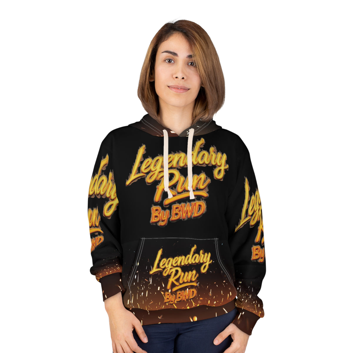 Legendary Run All-Over Print Hoodie