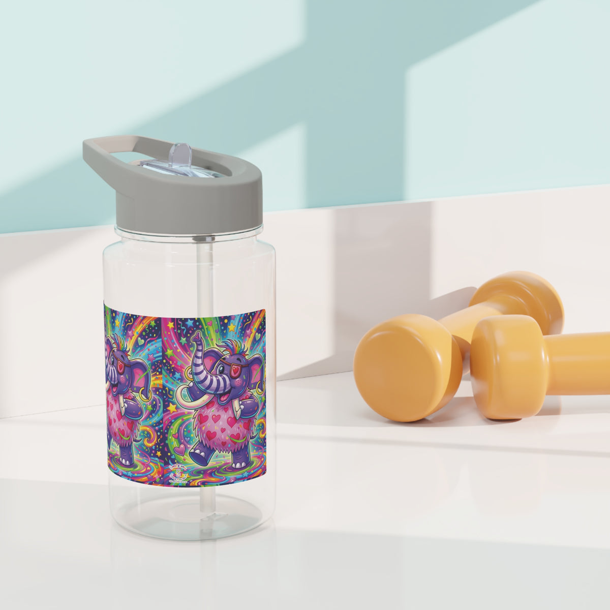 Piklez™ Tritan Water Bottle – "Born to Celebrate!" Graphic | Smile Universe Collection