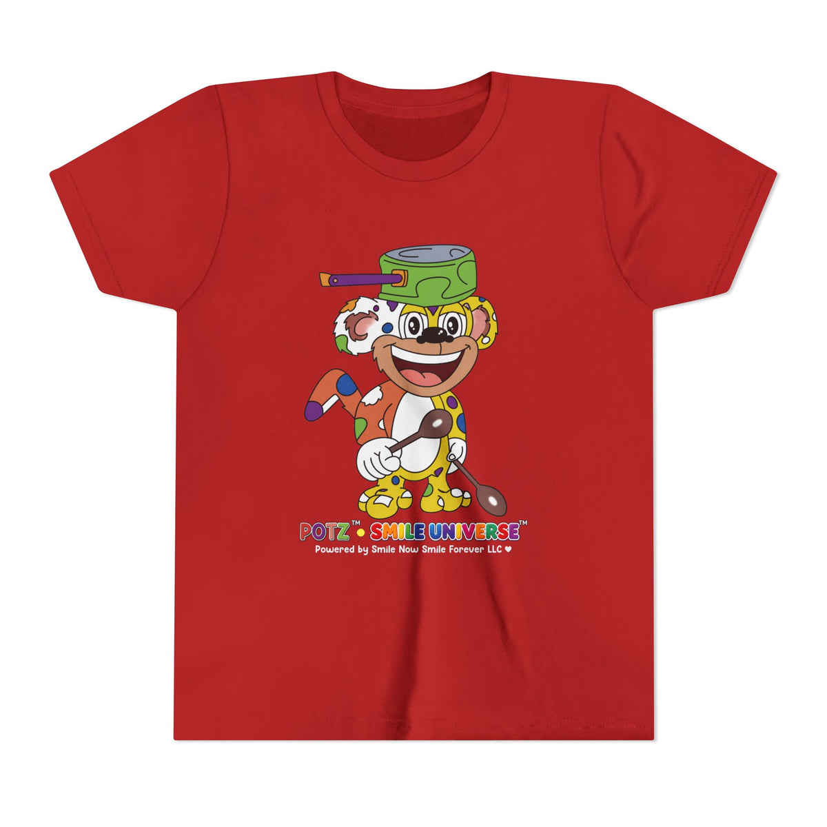Potz™ Youth Short Sleeve Tee – Playful Graphic Tee | Smile Universe Collection