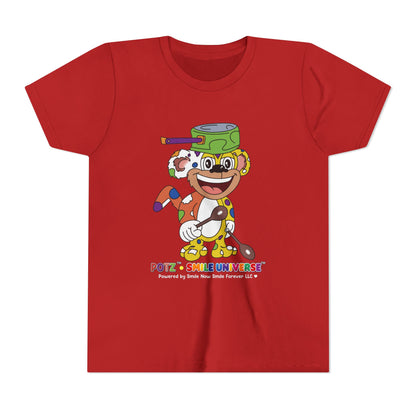 Potz™ Youth Short Sleeve Tee – Playful Graphic Tee | Smile Universe Collection