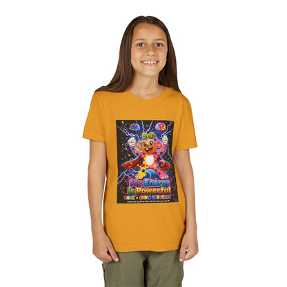 Panz™ Youth Short Sleeve Tee – "My Energy is Powerful" Graphic Tee | Smile Universe Collection