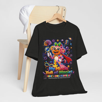 Panz™ Unisex Jersey Short Sleeve Tee – "My Mind is Full of Magic" Graphic | Smile Universe Collection