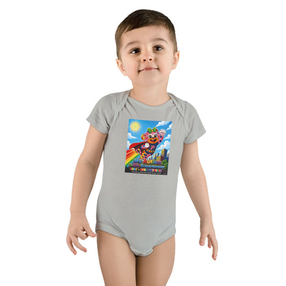 Panz™ Baby Short Sleeve Onesie® – "My Autism is My Superpower" Graphic | Smile Universe Collection