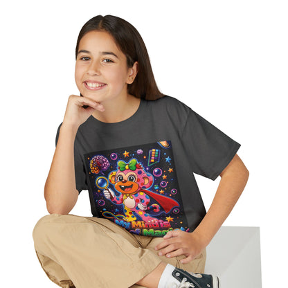 Panz™ Youth DryBlend® T-Shirt – "My Mind is Full of Magic" Graphic | Smile Universe Collection