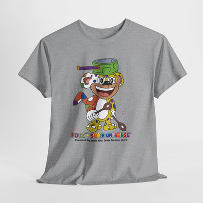 Potz™ Unisex Heavy Cotton™ Tee – Playful Graphic Tee | Smile Universe Collection