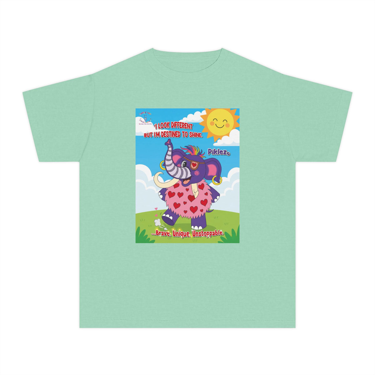 Piklez™ Youth Tee – “Destined to Shine” Graphic T-Shirt | Smile Universe Collection