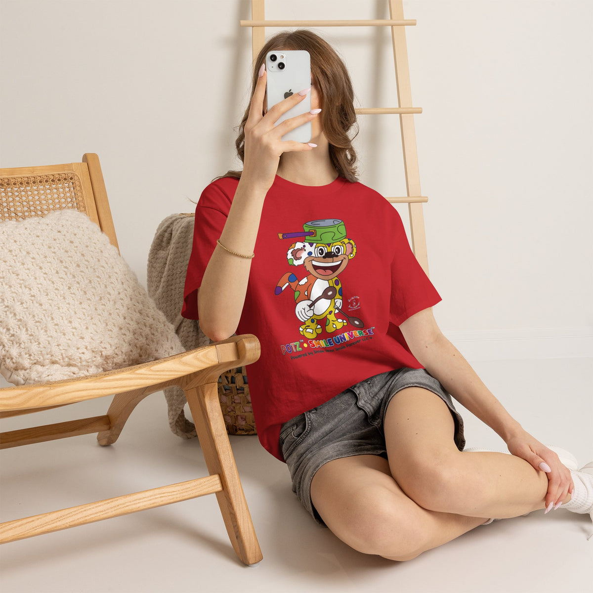 Potz™ Unisex Heavy Cotton™ Tee – Playful Graphic Tee | Smile Universe Collection