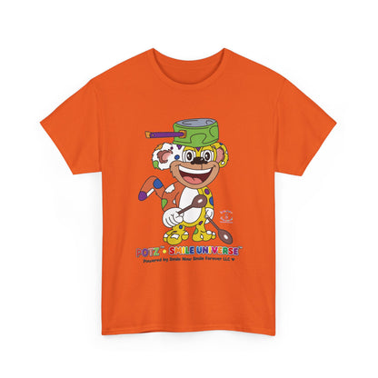 Potz™ Unisex Heavy Cotton™ Tee – Playful Graphic Tee | Smile Universe Collection