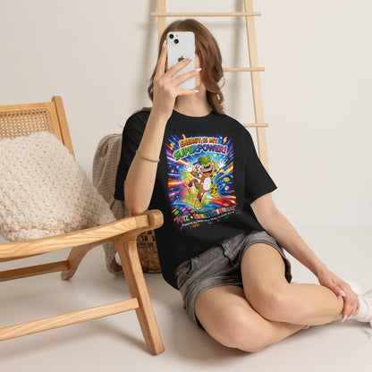 Potz™ Unisex Heavy Cotton™ Tee – "Energy is My Superpower!" Graphic Tee | Smile Universe Collection