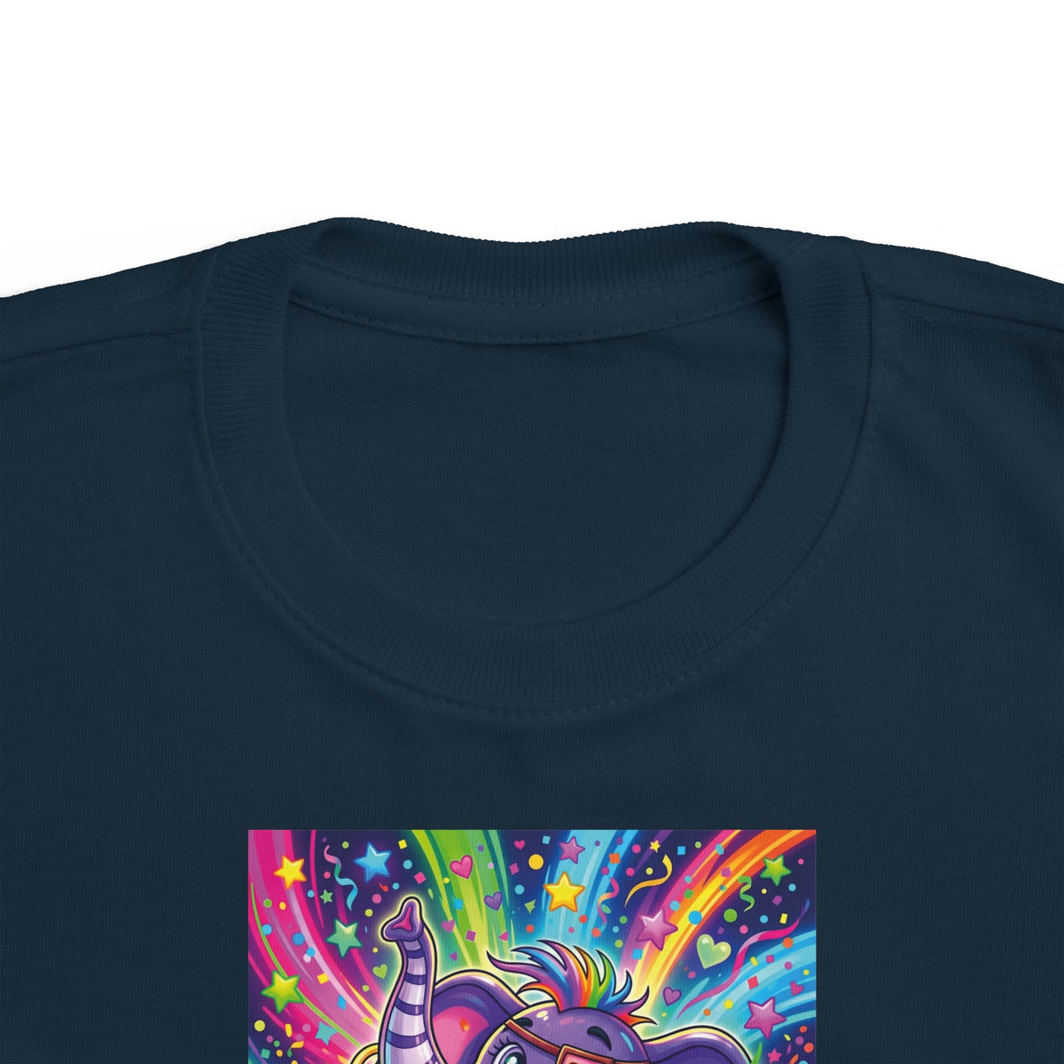 Piklez™ Toddler's Fine Jersey Tee – "Born to Celebrate!" Graphic Shirt | Smile Universe Collection