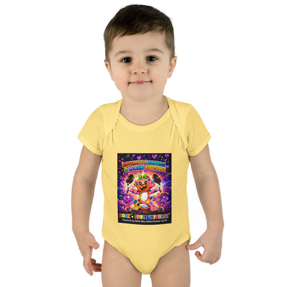 Panz™ Infant Baby Rib Bodysuit – "Differently Amazing & Loudly Autistic!" Graphic | Smile Universe Collection