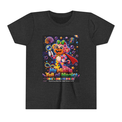 Panz™ Youth Short Sleeve Tee – "My Mind is Full of Magic" Graphic | Smile Universe Collection