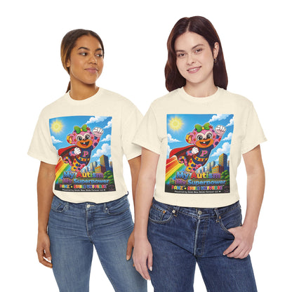 Panz™ Unisex Heavy Cotton™ Tee – "My Autism is My Superpower" Graphic | Smile Universe Collection