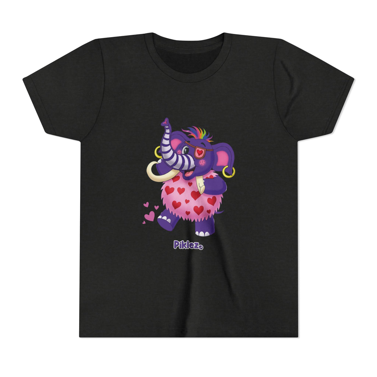 Piklez™ Youth Short Sleeve Tee – "Full of Love!" Graphic Shirt | Smile Universe Collection