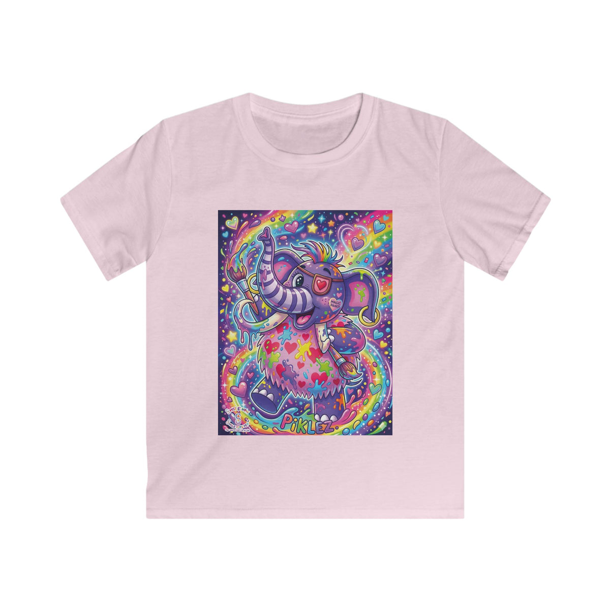 Piklez™ Toddler's Fine Jersey Tee – "Magic Paint!" Graphic Shirt | Smile Universe Collection
