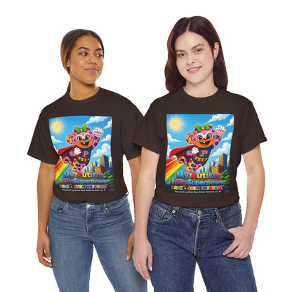 Panz™ Unisex Heavy Cotton™ Tee – "My Autism is My Superpower" Graphic | Smile Universe Collection