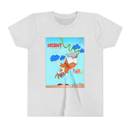 TuBz™ "I Can Do Hard Things" Youth T-Shirt - Motivational Kids Graphic Tee