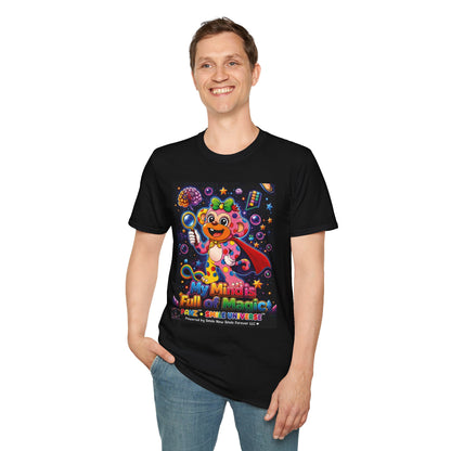 Panz™ Unisex Softstyle T-Shirt – "My Mind is Full of Magic" Graphic | Smile Universe Collection