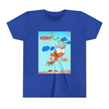 TuBz™ "I Can Do Hard Things" Youth T-Shirt | Youth Short Sleeve Tee - Motivational Kids Graphic Tee