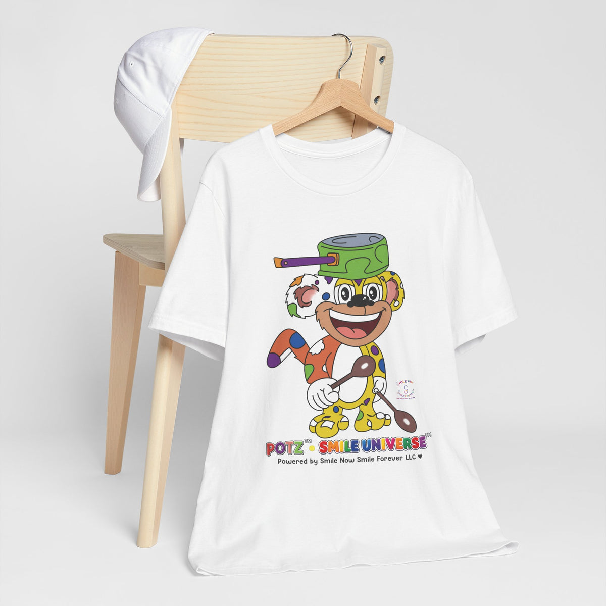 Potz™ Unisex Jersey Short Sleeve Tee – Playful Graphic Tee | Smile Universe Collection
