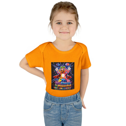 Panz™ Infant Baby Rib Bodysuit – "My Energy is Powerful" Graphic Onesie | Smile Universe Collection