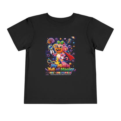 Panz™ Toddler Short Sleeve Tee – "My Mind is Full of Magic" Graphic | Smile Universe Collection