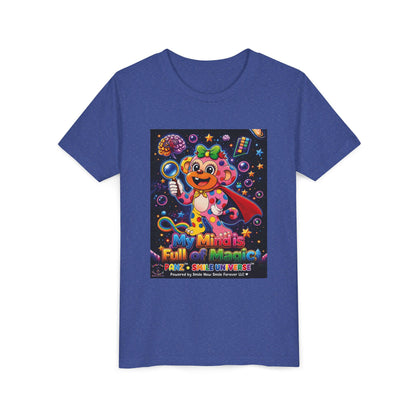 Panz™ Youth Short Sleeve Tee – "My Mind is Full of Magic" Graphic | Smile Universe Collection