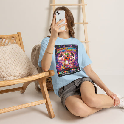 Panz™ Unisex Heavy Cotton™ Tee – "Differently Amazing & Loudly Autistic!" Graphic | Smile Universe Collection