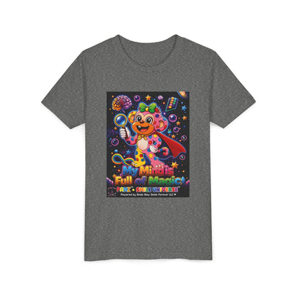 Panz™ Youth Short Sleeve Tee – "My Mind is Full of Magic" Graphic | Smile Universe Collection