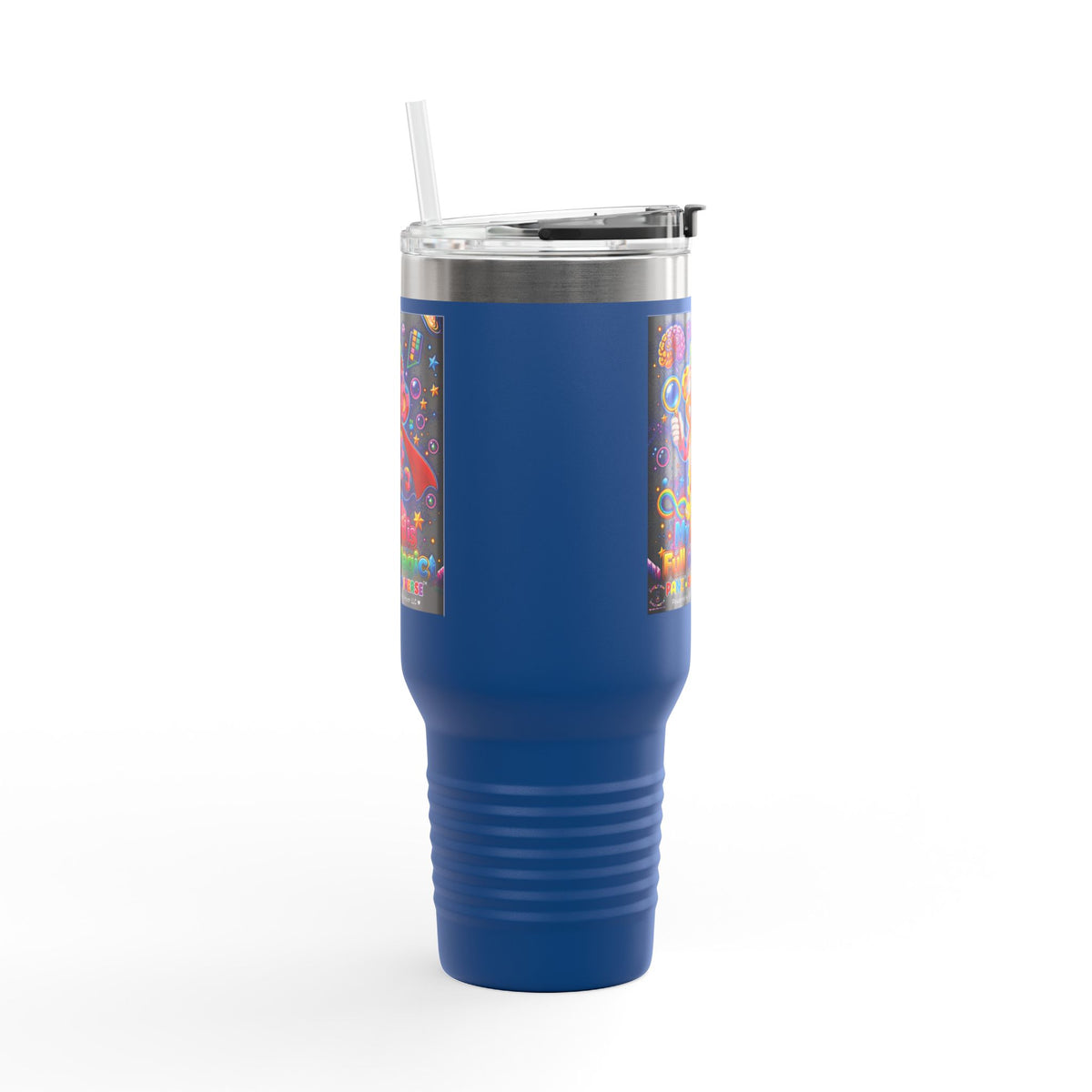 Panz™ 40oz Insulated Travel Mug – "My Mind is Full of Magic" Graphic | Smile Universe Collection