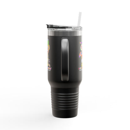 Potz™ Insulated Travel Mug 40oz – Playful Graphic Tumbler | Smile Universe Collection