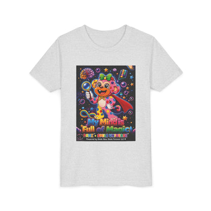 Panz™ Youth Short Sleeve Tee – "My Mind is Full of Magic" Graphic | Smile Universe Collection