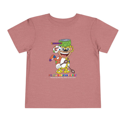 Potz™ Toddler Short Sleeve Tee – Playful Graphic Tee | Smile Universe Collection