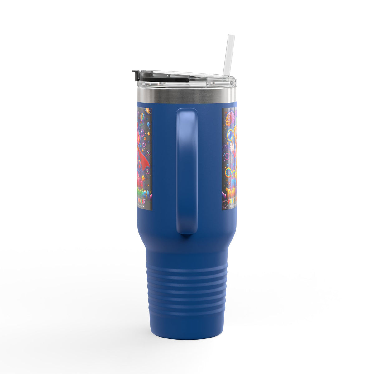 Panz™ 40oz Insulated Travel Mug – "My Mind is Full of Magic" Graphic | Smile Universe Collection