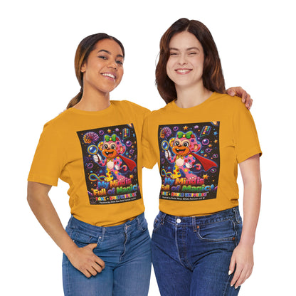 Panz™ Unisex Jersey Short Sleeve Tee – "My Mind is Full of Magic" Graphic | Smile Universe Collection