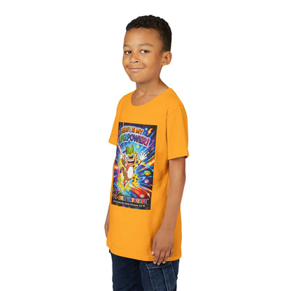 Potz™ Youth Short Sleeve Tee – "Energy is My Superpower!" Graphic Tee | Smile Universe Collection