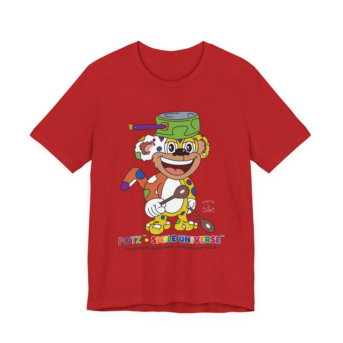 Potz™ Unisex Jersey Short Sleeve Tee – Playful Graphic Tee | Smile Universe Collection