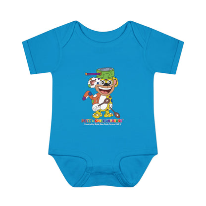 Potz™ Infant Baby Rib Bodysuit – Playful Chef Graphic Onesie | Smile Universe Collection