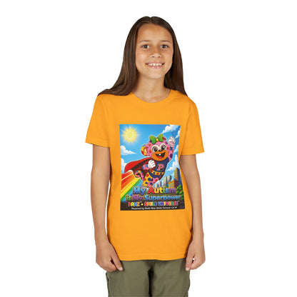 Panz™ Youth Short Sleeve Tee – "My Autism is My Superpower" Graphic | Smile Universe Collection