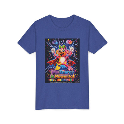 Panz™ Youth Short Sleeve Tee – "My Energy is Powerful" Graphic Tee | Smile Universe Collection
