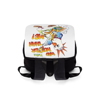 TuBz™ Unisex Casual Shoulder Backpack - "Who Hotter Than Me!"  | Smile Universe TuBz4Kidz Collection
