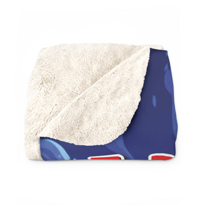 TuBz™ Sherpa Fleece Blanket – "Fighting Causes 4 a Better Tomorrow" Graphic | Smile Universe Collection