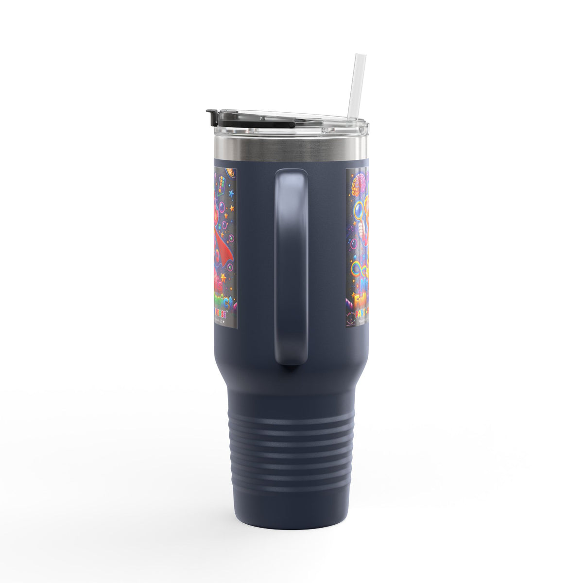 Panz™ 40oz Insulated Travel Mug – "My Mind is Full of Magic" Graphic | Smile Universe Collection
