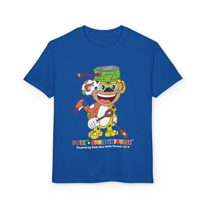 Potz™ Youth DryBlend® T-Shirt – Playful Graphic Tee | Smile Universe Collection