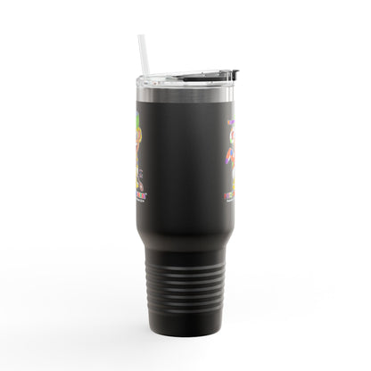 Potz™ Insulated Travel Mug 40oz – Playful Graphic Tumbler | Smile Universe Collection