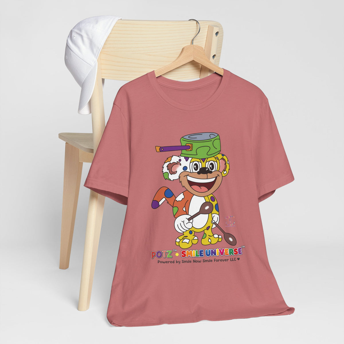 Potz™ Unisex Jersey Short Sleeve Tee – Playful Graphic Tee | Smile Universe Collection
