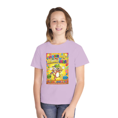Potz™ Youth Midweight Tee – "My ADHD Brain is Full of Brilliant Ideas!" Graphic Tee | Smile Universe Collection
