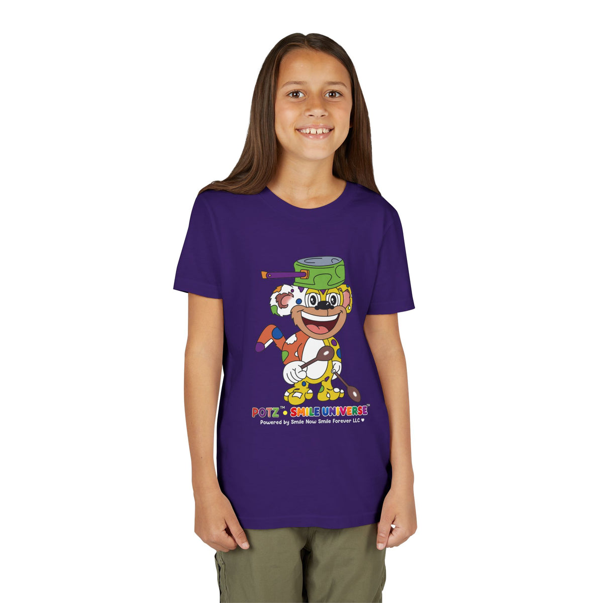 Potz™ Youth Short Sleeve Tee – Playful Graphic Tee | Smile Universe Collection