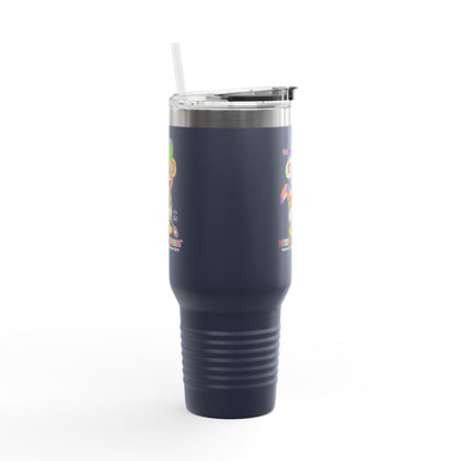 Potz™ Insulated Travel Mug 40oz – Playful Graphic Tumbler | Smile Universe Collection